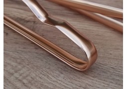 Плечики алюмінієві для пальто 41,5х1,2см (світл.золото)